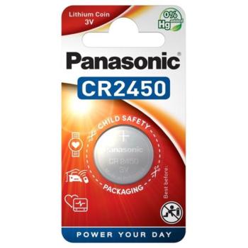 PANASONIC gombelem (CR2450L, 3V, lítium) 1db/csomag kép