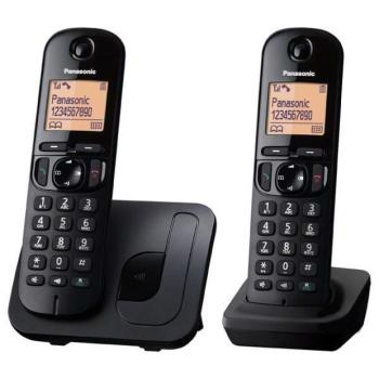 Panasonic KX-TGC212PDB DECT telefon, fekete kép