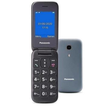 Panasonic KX-TU400EXG nyomógombos mobiltelefon, szürke kép
