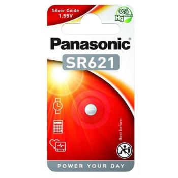 PANASONIC óraelem (SR621, 1.5V, ezüst-oxid) 1db/ csomag kép