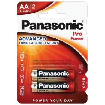 PANASONIC PRO POWER szupertartós elem (AA, LR6PPG, 1.5V, alkáli) 2db /csomag kép