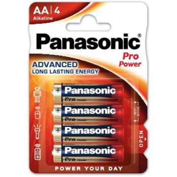 PANASONIC PRO POWER tartós elem (AA, LR6PPG, 1.5V, alkáli) 4db / csomag kép
