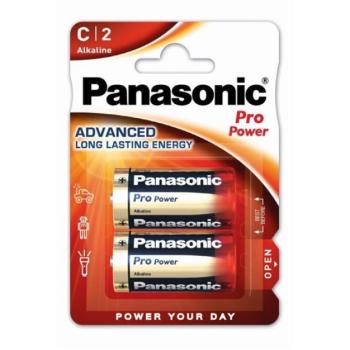 PANASONIC PRO POWER tartós elem (C/baby, LR14, 1.5V, alkáli) 2db / csomag kép
