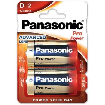 PANASONIC PRO POWER tartós elem (LR20, D/góliát, 1.5V, alkáli) 2db /csomag kép