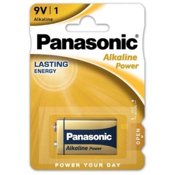 PANASONIC tartós elem (6LR61, 9V, alkáli) 1db/csomag kép