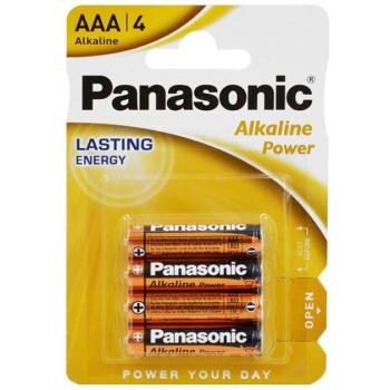 PANASONIC tartós elem (AAA, LR03APB, 1.5V, alkáli) 4db / csomag kép