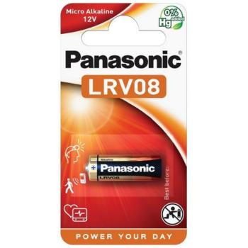 PANASONIC tartós elem (LRV08, 12V, alkáli) 1db / csomag kép
