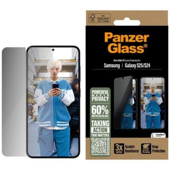 PanzerGlass betekintésvédett edzett üveg kijelzővédő Samsung Galaxy S25 kép