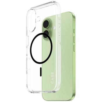 PANZERGLASS CARE FLAGSHIP URBAN EXPLORER CASE szilikon telefonvédő (ütésállóság, kameravédő, MagSafe) ÁTLÁTSZÓ/FEKETE Apple iPhone 17 kép