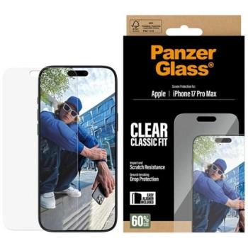PANZERGLASS CLASSIC FIT EASYALIGNER képernyővédő üveg (oleofób réteg + segédkeret) ÁTLÁTSZÓ Apple iPhone 17 Pro Max kép