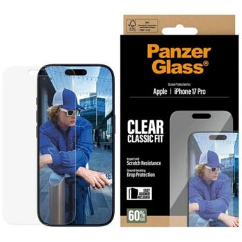 PANZERGLASS CLASSIC FIT EASYALIGNER képernyővédő üveg (oleofób réteg + segédkeret) ÁTLÁTSZÓ Apple iPhone 17 Pro kép