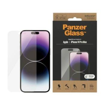 PanzerGlass Classic Fit iPhone 14 Pro Max 6,7&quot; Screen Protection antibakteriális képernyővédő fólia kép