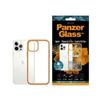 PanzerGlass ClearCase iPhone 12/12 Pro narancssárga AB tok kép