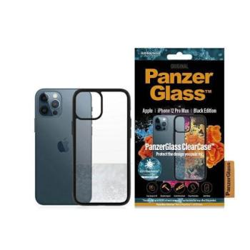 PanzerGlass ClearCase iPhone 12 Pro Max 6,7&quot; antibakteriális fekete tok kép