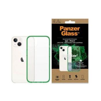 PanzerGlass ClearCase iPhone 13 6,1&quot; Antibakteriális ütésálló tok Lime kép