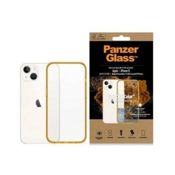 PanzerGlass ClearCase iPhone 13 6,1&quot; antibakteriális ütésálló tok mandarin kép