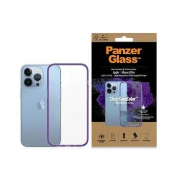 PanzerGlass ClearCase iPhone 13 Pro 6.1&quot; antibakteriális ütésálló lila tok kép