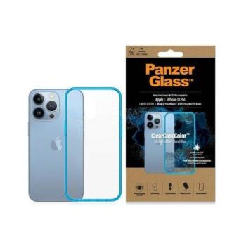 PanzerGlass ClearCase iPhone 13 Pro 6.1&quot; antibakteriális ütésálló türkízkék tok kép