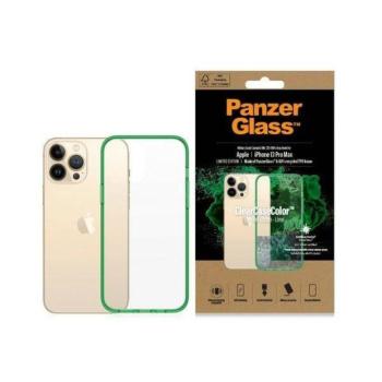 PanzerGlass ClearCase iPhone 13 Pro Max 6.7&quot; antibakteriális ütésálló sárgászöld tok kép