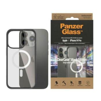 PanzerGlass ClearCase MagSafe iPhone 14 Pro 6,1&quot; antibakteriális fekete tok kép