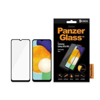 PanzerGlass E2E Regular Samsung Galaxy A03 tokbarát fekete képernyővédő fólia kép