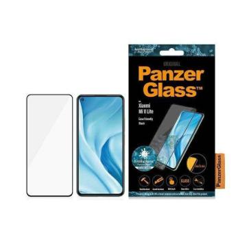PanzerGlass E2E Regular Xiaomi Mi 11 Lite 5G, tokbarát antibakteriális fekete képernyővédő fólia kép