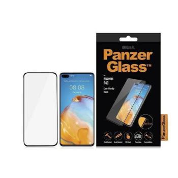 PanzerGlass E2E Super+ Huawei P40 tokbarát fekete kijelzővédő fólia kép