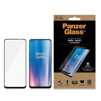 PanzerGlass E2E Super+ OnePlus Nord CE 2 tokbarát fekete képernyővédő fólia kép