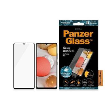 PanzerGlass E2E Super+ Samsung Galaxy A42 5G A426 tokbarát antibakteriális fekete képernyővédő fólia kép
