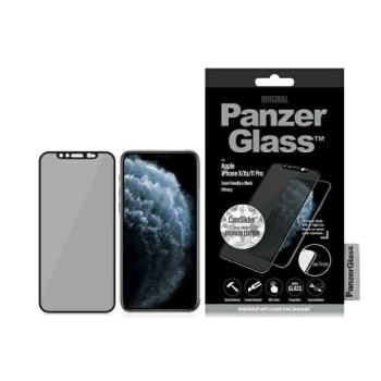 PanzerGlass E2E Super+ Swarovsky CamSlider betekintésvédett kijelzővédő fólia front kamera takaróval iPhone X/Xs/11 Pro kép