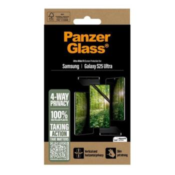 PANZERGLASS ECO MATRIX 4-WAY képernyővédő fólia (matt, betekintés védelem + segédkeret) ÁTLÁTSZÓ Samsung Galaxy S25 Ultra (SM-S938) kép