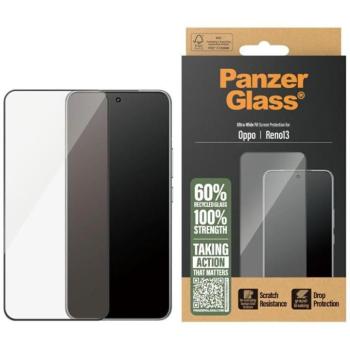 PanzerGlass edzett üveg fekete szegéllyel Oppo Reno13 kép