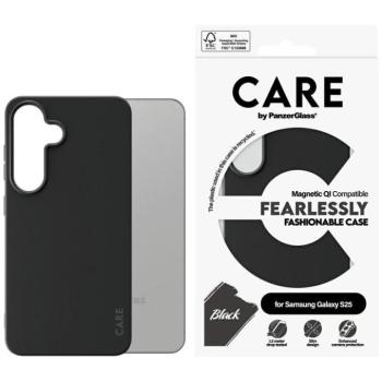 PanzerGlass Fashion QI MagSafe-kompatibilis tok Samsung Galaxy S25 - fekete kép