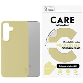 PanzerGlass Fashion QI MagSafe-kompatibilis tok Samsung Galaxy S25 Plus - sárga kép