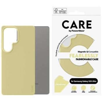 PanzerGlass Fashion QI MagSafe-kompatibilis tok Samsung Galaxy S25 Ultra - sárga kép