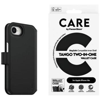 PanzerGlass Feature Tango könyvtok iPhone 16e - fekete kép