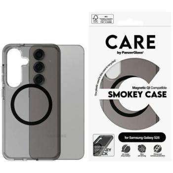 PanzerGlass Flagship Urban Combat Black QI MagSafe-kompatibilis tok Samsung Galaxy S25 - füstszürke kép