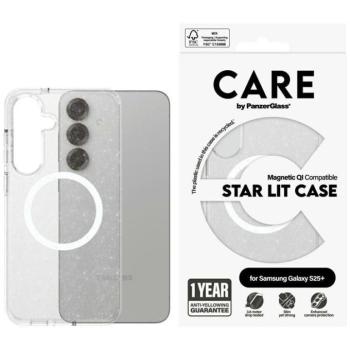 PanzerGlass Flagship Urban Combat Starlight White QI MagSafe-kompatibilis tok Samsung Galaxy S25 Plus - átlátszó kép