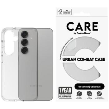 PanzerGlass Flagship Urban Combat tok Samsung Galaxy S25 - átlátszó kép