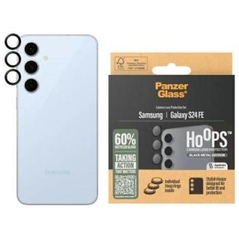PanzerGlass Hoops Camera kamera lencse védő fólia fekete szegéllyel Samsung Galaxy S24 FE kép