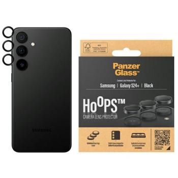 PanzerGlass Hoops Camera kamera lencse védő üvegfólia fekete szegéllyel Samsung Galaxy S24 Plus kép