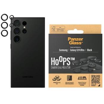 PanzerGlass Hoops Camera kamera lencse védő üvegfólia fekete szegéllyel Samsung Galaxy S24 Ultra kép