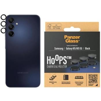 PanzerGlass Hoops Camera Samsung Galaxy A15 / A15 5G fekete 1224 kamera lencsevédő fólia kép