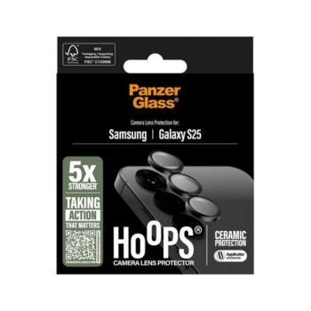 PANZERGLASS HOOPS CERAMIC kameravédő üveg (9H + segédkeret) ÁTLÁTSZÓ Samsung Galaxy S25 (SM-S931) kép