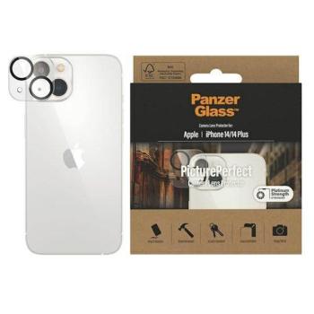 PanzerGlass iPhone 14 / 14 Plus Platinium Erősség kameravédő képernyővédő fólia kép