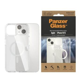 PanzerGlass keménytok iPhone 14 6,1&quot; MagSafe antibakteriális ütésálló tok átlátszó kép