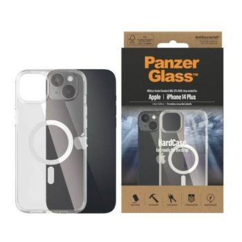 PanzerGlass keménytok iPhone 14 Plus / 15 Plus 6.7&quot; MagSafe antibakteriális ütésálló tok átlátszó kép