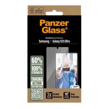 PANZERGLASS képernyővédő üveg (3D, ütésállóság, 9H) ÁTLÁTSZÓ Samsung Galaxy S25 Ultra (SM-S938) kép