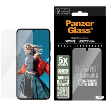 PanzerGlass kerámia üveg kijelzővédő Samsung Galaxy S25 kép