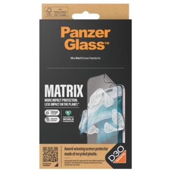 PANZERGLASS MATRIX D3O képernyővédő fólia (3D, tok barát, 9H + segédkeret) ÁTLÁTSZÓ Samsung Galaxy S24 Plus (SM-S926) kép
